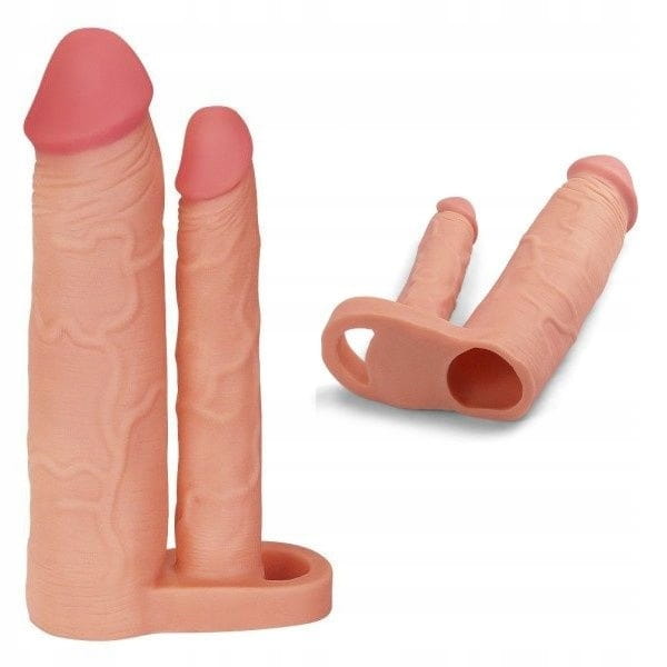 PLEASURE X-TENDER przedłużka podwójna penetracja bez wibracji