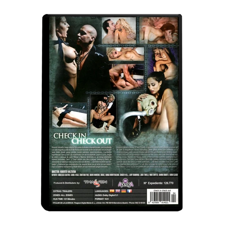 Check In Check Out – tylna okładka DVD z opisem