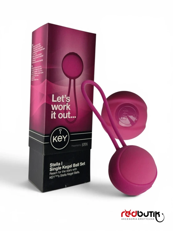 KEY STELLA SINGLE KEGEL pojedyńcza kulka dopochwowa do ćwiczenia mięśni kegla