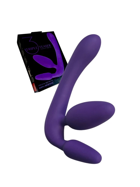 Dildo analne i vaginalne z medycznego silikonu 3 w 1 Triple Pleasure