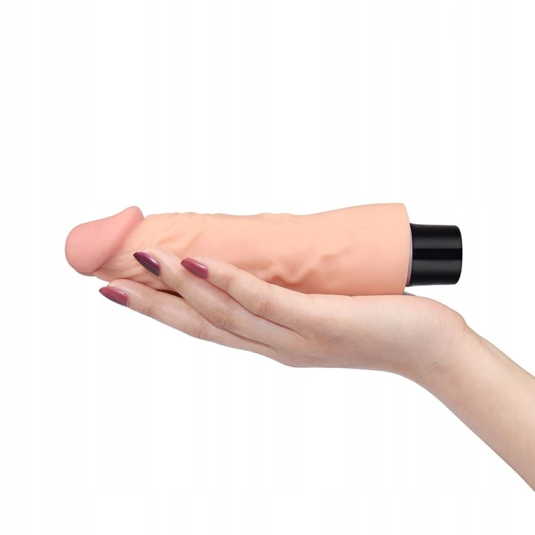 Real Softee – miękki wibrator 18 cm, 10 trybów – detal produktu