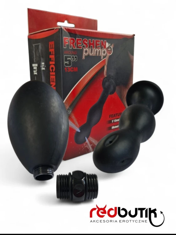 Freshen Pump 275 ml – irygator intymny ze złączką – dodatkowe ujęcie