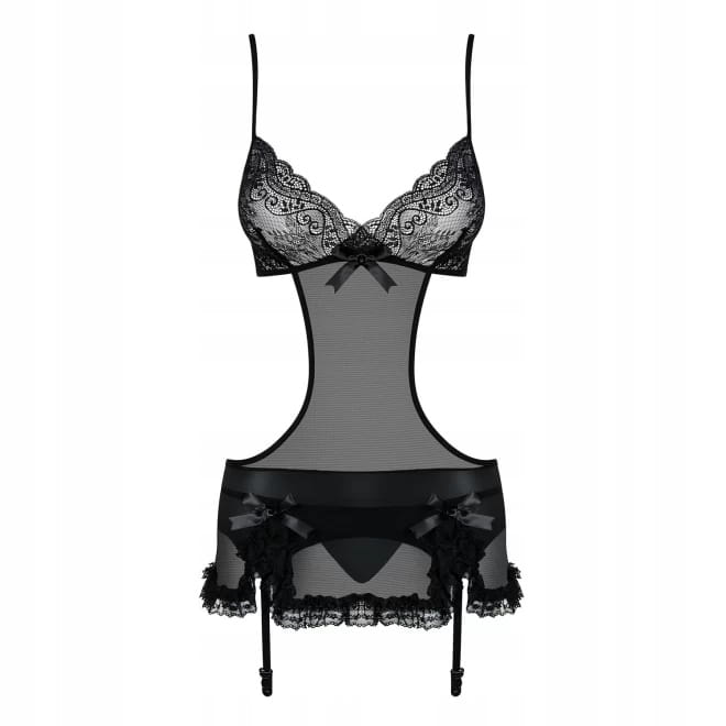 KOMPLET bielizny OBSESSIVE gorset L/XL PROMOCJA