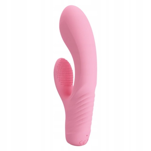 PRETTY silikonowy wibrator stymulacja łechtaczki ładowany na USB