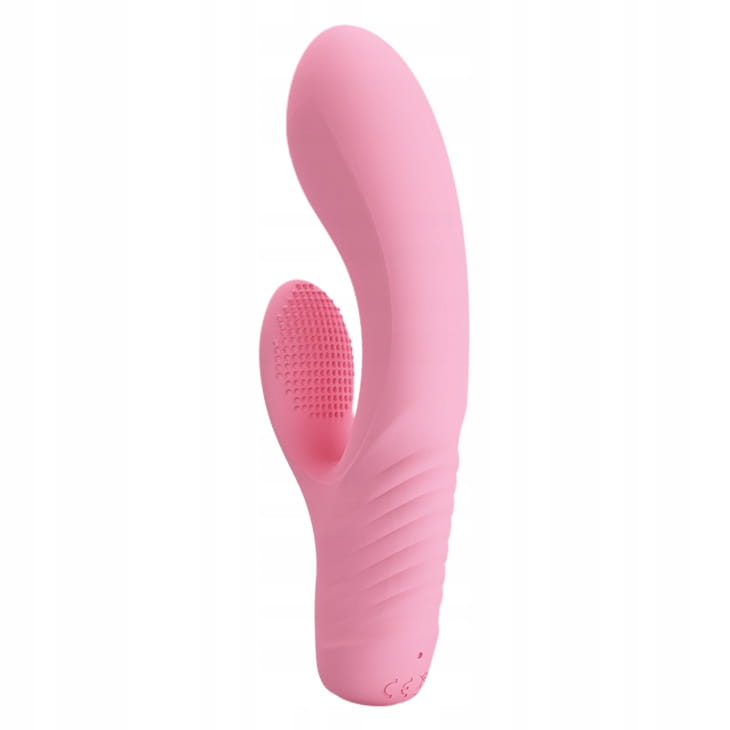 PRETTY silikonowy wibrator stymulacja łechtaczki ładowany na USB