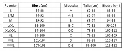 Seksowna koszulka z koronką i sznurowaniem S/M Livco Corsetti PRIMROSE