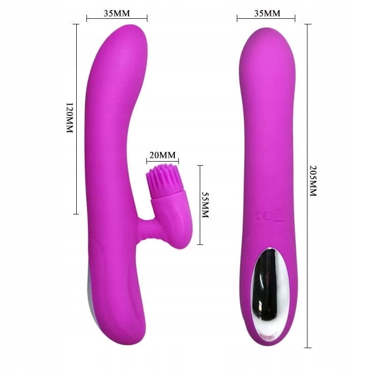 Wielofunkcyjny wibrator silikonowy z 7 trybami wibracji