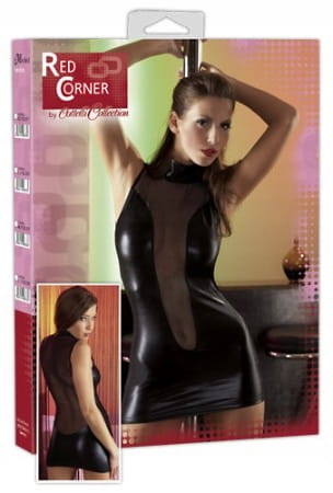 RED CORNER – czarna sukienka S – zdjęcie 1